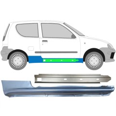 Reperaturka progu + reperaturka progu wewnętrzna do Fiat Seicento 1998-2010 / Prawa / Zestaw 14720