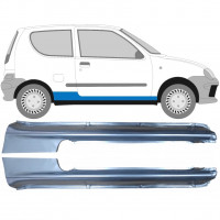 Pełny próg do Fiat Seicento 1998-2010 / Lewa+Prawa / Zestaw 9598