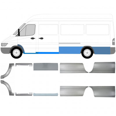 MERCEDES SPRINTER 1995-2006 DŁUGI ROZSTAW OSI PANEL NAPRAWCZY / ZESTAW 10