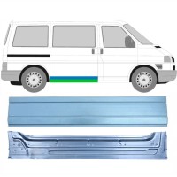 Reperaturka drzwi przesuwnych wewnętrzna + zewnętrzna do Volkswagen Transporter T4 1990-2003 / Prawa / Zestaw 16152