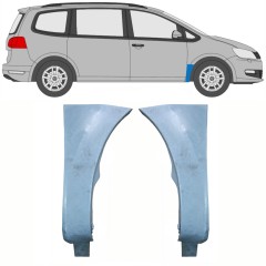 Reperaturka błotnika przedniego do Volkswagen Sharan 2010-2022 / Zestaw 10502
