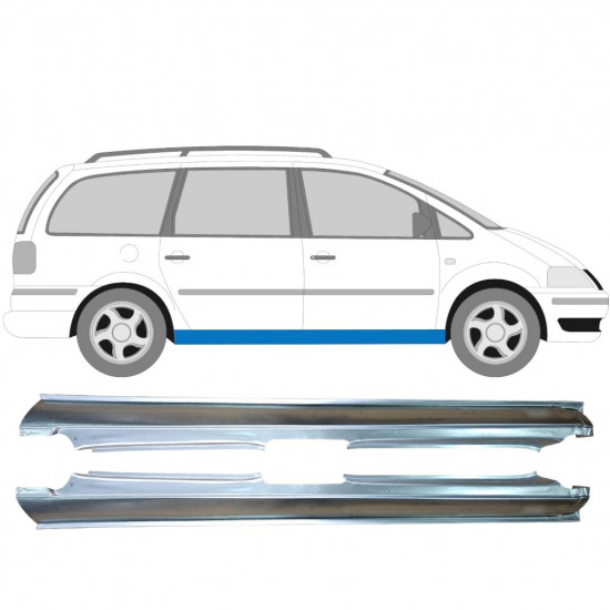 Pełny próg do VW Sharan Ford Galaxy 1995-2010 / Lewa+Prawa / Zestaw 9249