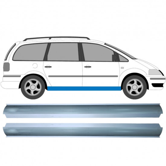 Reperaturka progu do VW Sharan Ford Galaxy 1995-2010 / Lewa = Prawa (symetryczny) / Zestaw 9588