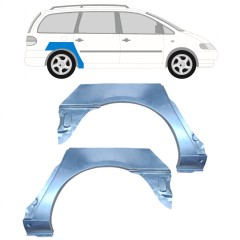 Reperaturka błotnika tylnego do Seat Alhambra 1995-2010 / Lewa+Prawa / Zestaw 14009