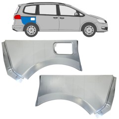 Reperaturka błotnika tylnego do Volkswagen Sharan 2010-2022 / Lewa+Prawa / Zestaw 14599