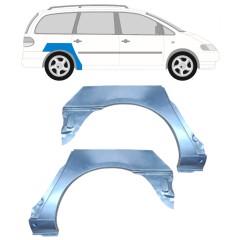 Reperaturka błotnika tylnego do Seat Alhambra 1995-2010 / Lewa+Prawa / Zestaw 14017