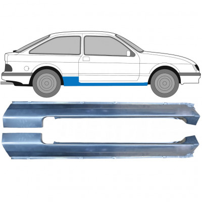 Pełny próg do Ford Sierra 1982-1993 / Lewa+Prawa / Zestaw 9416