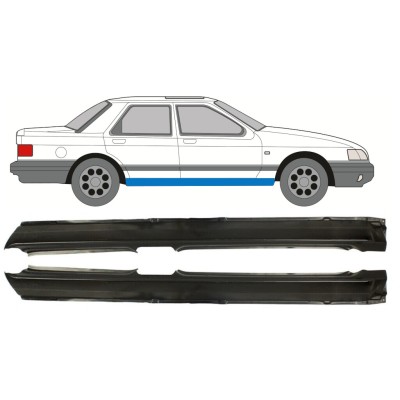 Pełny próg do Ford Sierra 1982-1993 / Lewa+Prawa / Zestaw 9774