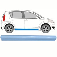Reperaturka progu część dolna do Daihatsu Sirion 2005-2010 / Lewa = Prawa (symetryczny) 17266