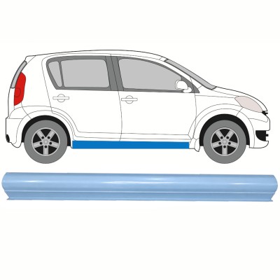 Reperaturka progu część dolna do Daihatsu Sirion 2005-2010 / Lewa = Prawa (symetryczny) 17266