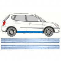 Reperaturka progu do Daihatsu Sirion 1998-2005 / Zestaw 12456