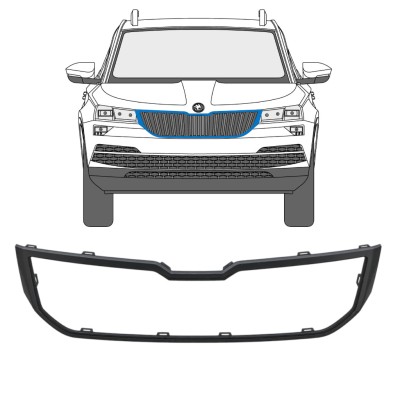 Ramka grilla do Skoda Karoq 2017-2022 17233