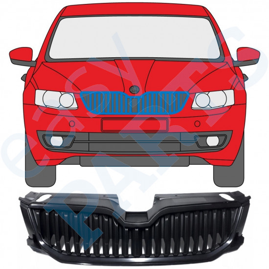 SKODA OCTAVIA 2013-2017 GRILL