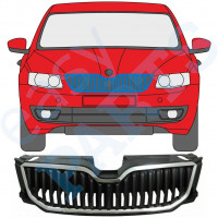 Grill chromowany do Skoda Octavia 2013-2017 9354