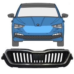 Grill do Skoda Scala 2019- / Zestaw 11546