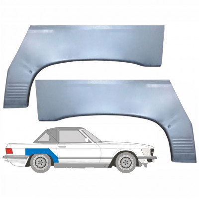 Reperaturka błotnika tylnego do Mercedes Sl-class 1971-1989 / Lewa+Prawa / Zestaw 10670