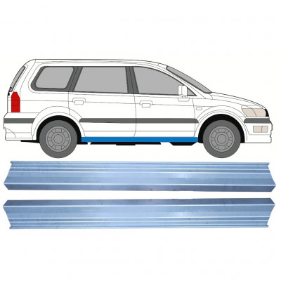 Reperaturka progu do Mitsubishi Space Wagon 1998-2004 / Lewa = Prawa (symetryczny) / Zestaw 10438