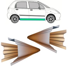 Reperaturka progu wewnętrzna + zewnętrzna do Chevrolet Spark 2005-2010 / Lewa+Prawa / Zestaw 11784
