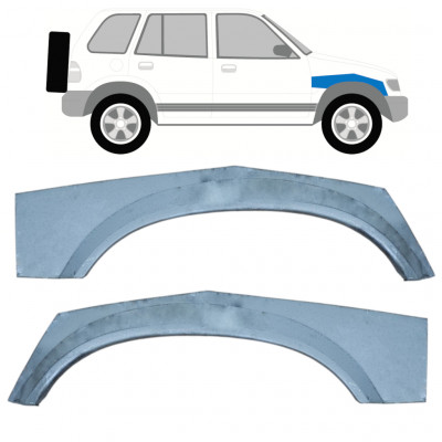 Reperaturka błotnika przedniego część górna do Kia Sportage 1994-2002 / Lewa+Prawa / Zestaw 9979