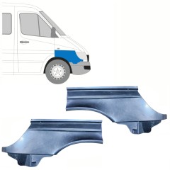 Reperaturka błotnika przedniego do Mercedes Sprinter 1995-2006 / Lewa+Prawa / Zestaw 10154