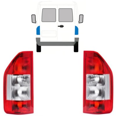 Lampa tylna do Mercedes Sprinter 1995-2006 / Lewa+Prawa / Zestaw 9771