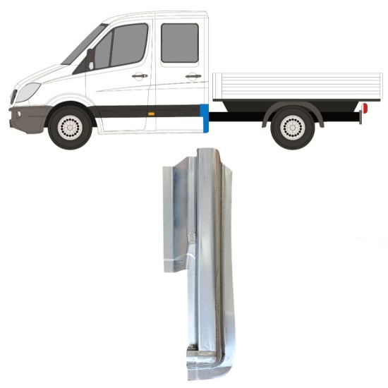 Reperaturka narożnika tylnego do Mercedes Sprinter 2006-2018 / Prawa 14978