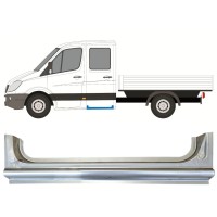 Reperaturka progu tylna do Mercedes Sprinter 2006-2018 / Lewa / Podwójna kabina 15067