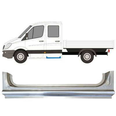 Reperaturka progu tylna do Mercedes Sprinter 2006-2018 / Lewa 15067