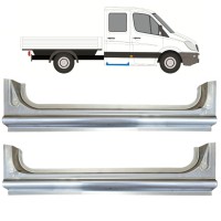 Reperaturka progu tylna do Mercedes Sprinter 2006-2018 / Lewa+Prawa / Zestaw 15068 Reperaturka progu tylna do Mercedes Sprinter 2006-2018 / Lewa+Prawa / Zestaw 15068