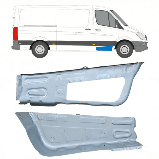 Reperaturka stopnia przedniego do Mercedes Sprinter 2006 - / Lewa+Prawa / Zestaw 10208