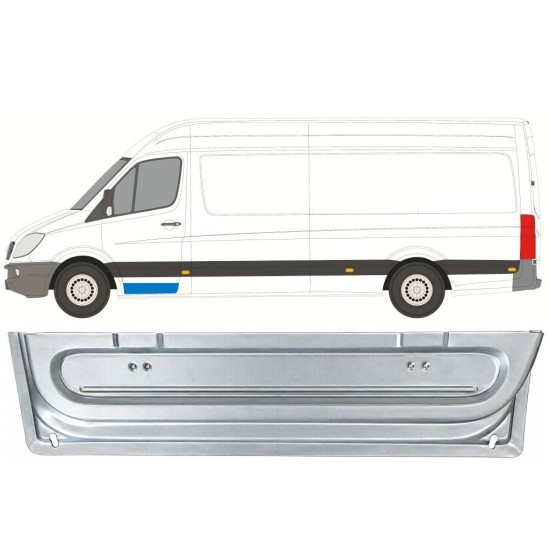 Reperaturka drzwi przednich wewnętrzna do Mercedes Sprinter 2006-2018 / Lewa 17054