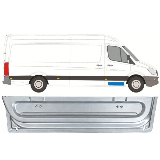 Reperaturka drzwi przednich wewnętrzna do Mercedes Sprinter 2006-2018 / Prawa 17053