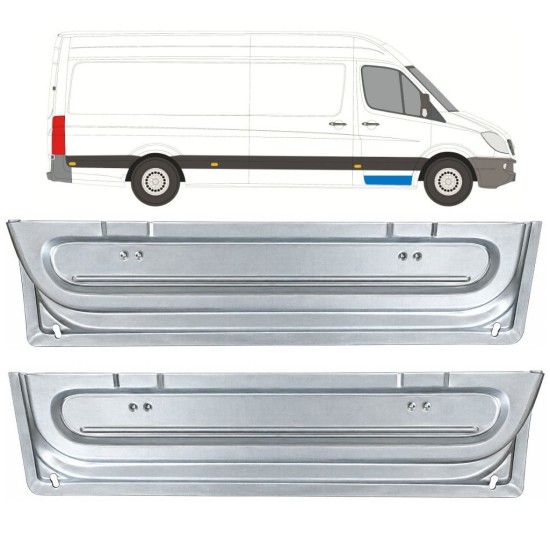 Reperaturka drzwi przednich wewnętrzna do Mercedes Sprinter 2006-2018 / Lewa+Prawa / Zestaw 17055