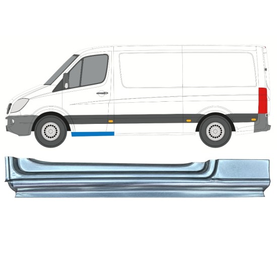 Reperaturka progu drzwi przednich do Mercedes Sprinter 2006-2018 / Lewa 17270