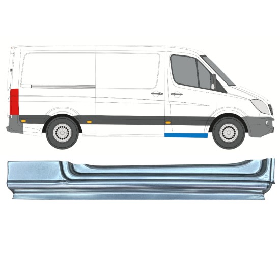 Reperaturka progu drzwi przednich do Mercedes Sprinter 2006-2018 / Prawa 17269