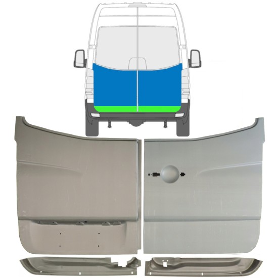 Reperaturka drzwi tylnych do Volkswagen Crafter 2005-2017 / Zestaw 14487