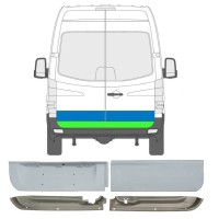 Reperaturka drzwi tylnych do Mercedes Sprinter 2006-2018 / Lewa+Prawa / Zestaw 6050