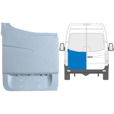 Reperaturka drzwi tylnych wysoka do Mercedes Sprinter 2006-2018 / Lewa 6054