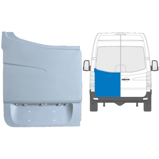 Reperaturka drzwi tylnych wysoka do Volkswagen Crafter 2005-2017 / Lewa 13506