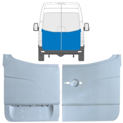 Reperaturka drzwi tylnych do Mercedes Sprinter 2006-2018 / Lewa+Prawa / Zestaw 10519