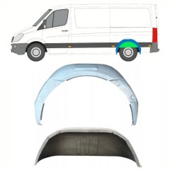 Reperaturka nadkola tylnego wewnętrzna do Volkswagen Crafter 2005-2017 / Lewa / Zestaw 14322