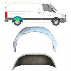 Reperaturka nadkola tylnego wewnętrzna do Volkswagen Crafter 2005-2017 / Prawa / Zestaw 14321