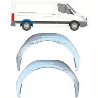 Reperaturka nadkola tylnego wewnętrzna do Volkswagen Crafter 2005-2017 / Lewa+Prawa / Zestaw 15497