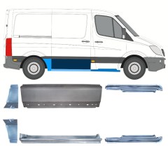 Zestaw reperaturek do Volkswagen Crafter 2005-2017 / Lewa+Prawa / 15590