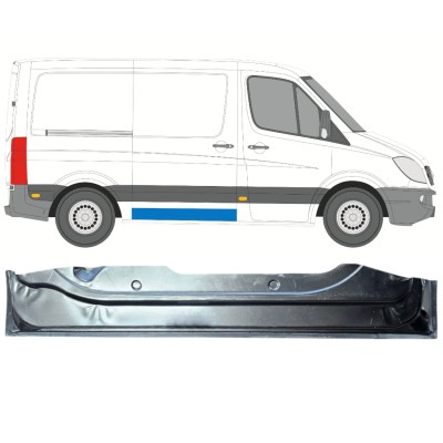 Reperaturka progu drzwi przesuwnych wewnętrzna do Mercedes Sprinter 2006-2013 / Prawa 15871