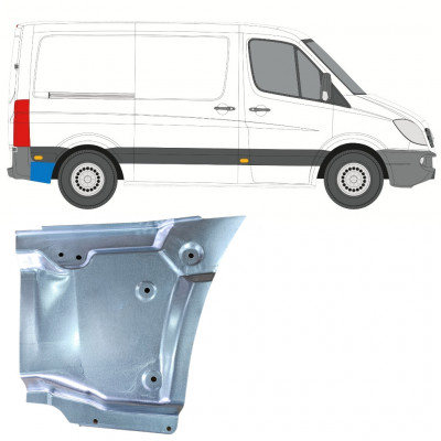 Reperaturka błotnika tylnego do Mercedes Sprinter 2006-2018 / SWB / Prawa 11049