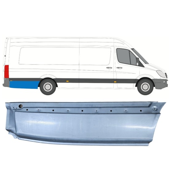 Reperaturka błotnika tylnego do Mercedes Sprinter 2006-2018 / Prawa 6269