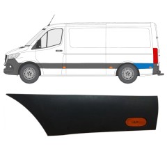 Listwa boczna błotnika tylnego za kołem z lampą do Mercedes Sprinter 2018- / Lewa / Zestaw 16647