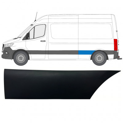 Listwa boczna błotnika tylnego do Mercedes Sprinter 2018- / L2 / Lewa 12939