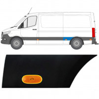Listwa boczna błotnika tylnego z lampą do Mercedes Sprinter 2018- / Lewa / Zestaw 12967